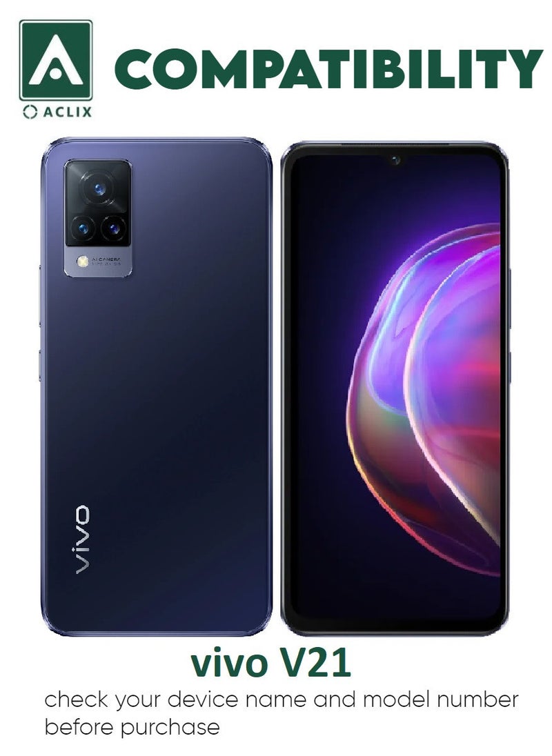 ACLIX 4 Pieces Antistatic ESD Dustproof Premium Quality High Definition Tempered Glass Screen Protector Designed For vivo V21 - Image 3