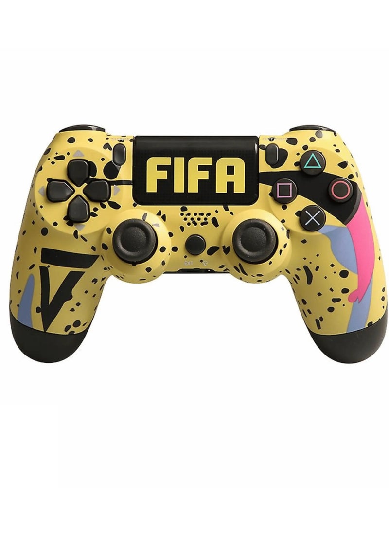 FIFA - Wireless Controller For PS4 Custom Design Gamepad Joystick For PS4 With Non-Slip Grip Of Both Sides And 3.5mm Audio Jack PS4 Controller Dual Vibration Game Joystick FIFA Print - Image 1