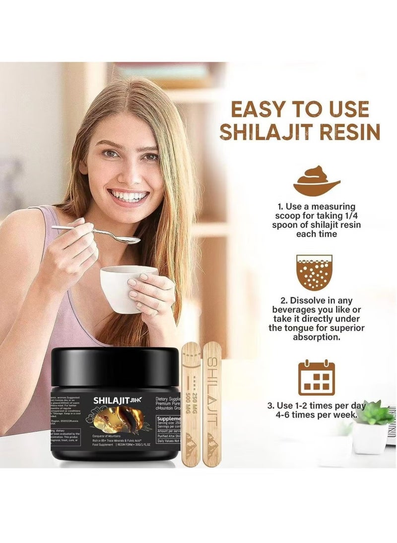 Shilajit RX - Pure Himalayan Shilajit Resin High Potency Gold Grade for Men & Women| 75 Servings for Energy Boost & Immune Support, 85+ Trace Minerals, 75%+ Fulvic Acid - Image 1