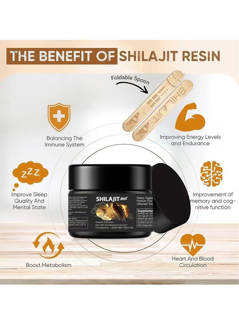 Shilajit RX - Pure Himalayan Shilajit Resin High Potency Gold Grade for Men & Women| 75 Servings for Energy Boost & Immune Support, 85+ Trace Minerals, 75%+ Fulvic Acid - Image 1