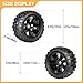 FriHobby Preglued 18 Monster Truck Ties and Wheels OD 59 17mm Hex MT Tires Wheels Set fit Traxxas Maxx ERevo 20 33 Summit Revo 33 Arrma Kraton Outcast 46S Brushless Power - Image 4