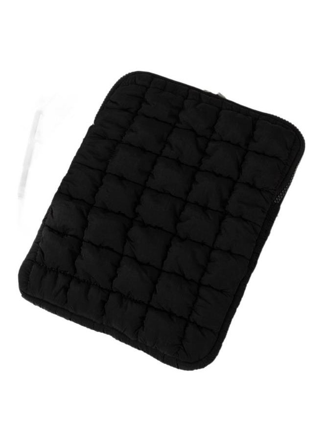 Cloud Cotton Large Capacity Computer Bag Inner Storage Pouch For 11/13/15 Inch Laptop Tablet Polyester Material Neutral Design-Color:Black-Dimensions:15 Inch