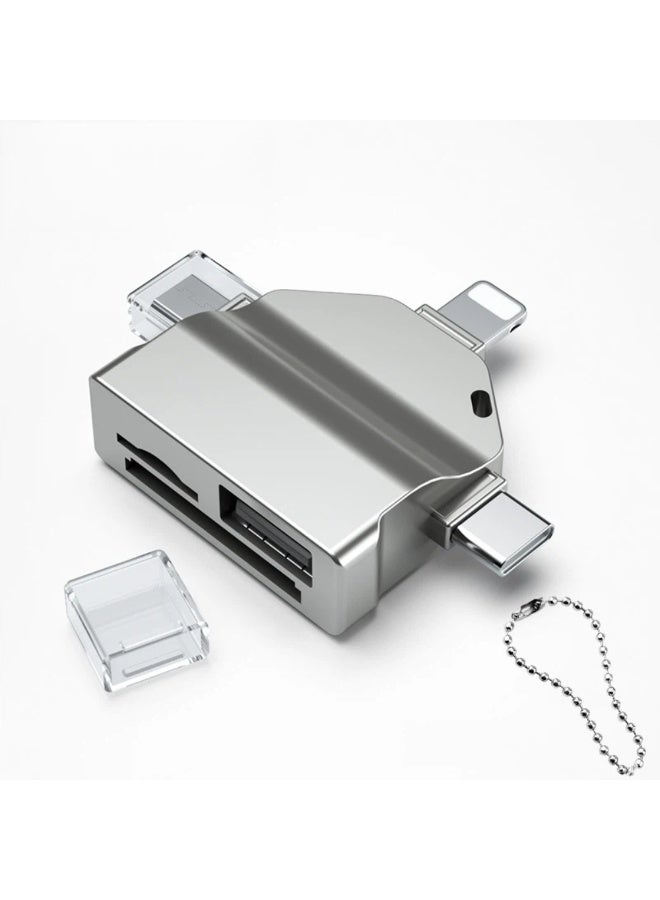 7-in-1 Multi-Function OTG Card Reader | Plug u0026 Play for iPhone, Android, Huawei u0026 Laptops - Image 1