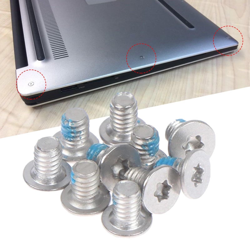 10pcs Laptop Bottom Case Screws Compatible with XPS 13 15 9343 9350 9360 9550 9560 5510 Secure Fit for Loose or Shaky Screws - Image 3