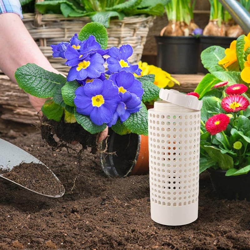 2Pcs In Ground Composter Bin 12x6x6 Inch with Lid and Ventilator for Garden Organic Waste - Image 5