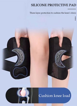 1PCS Knee Pad Knee Brace with Side Stabilizers and Patella Gel Pads Adjustable Compression Knee Support Braces for Knee Pain Meniscus Tear ACL MCL Arthritis Joint Pain Relief Injury Recovery - view 4