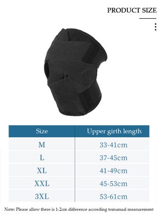 1PCS Knee Pad Knee Brace with Side Stabilizers and Patella Gel Pads Adjustable Compression Knee Support Braces for Knee Pain Meniscus Tear ACL MCL Arthritis Joint Pain Relief Injury Recovery - view 5