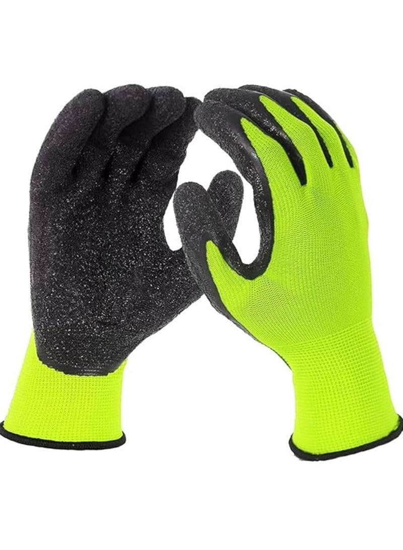 Ultra Stretch Grip Gloves | Latex Crinkle Coated Grip with Thick Lining for Comfort & Flexibility - Image 1
