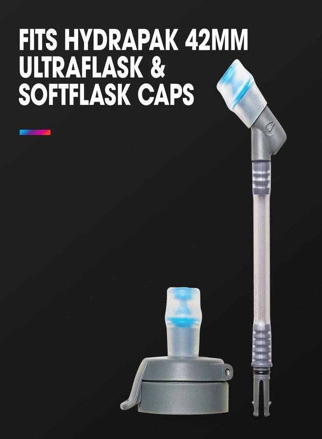 HydraPak Run Straw Flask Accessory - Fits 42mm SoftFlask & UltraFlask Caps - Image 3