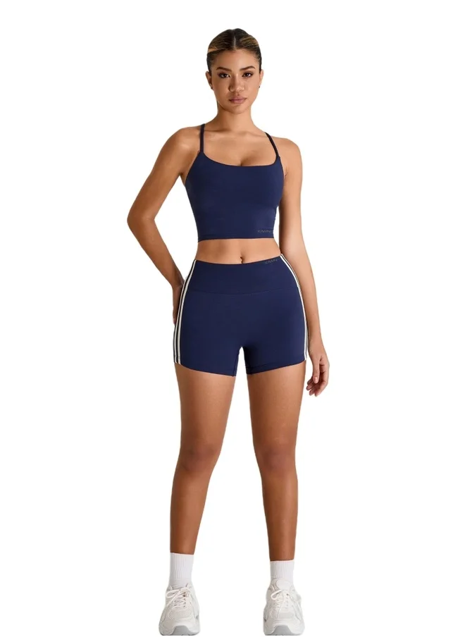 KAWN.YOGA Womens High Waist Contour Seamless Workout Sport Yoga Shorts Tummy Control