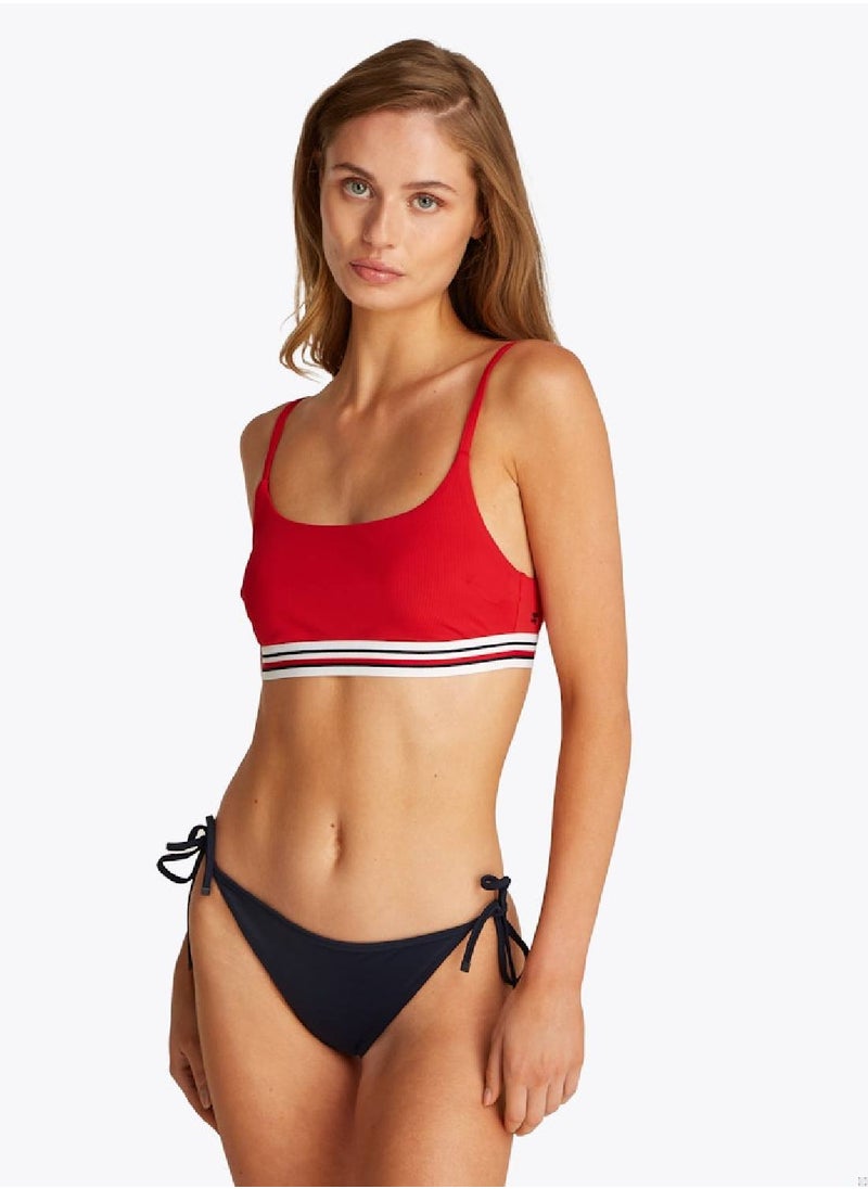 TOMMY HILFIGER Hilfiger Flag Side Tie Bikini Bottoms  - Image 1