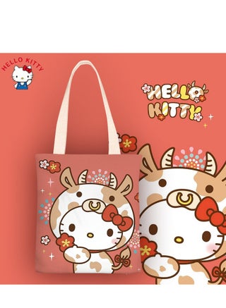 Cartoon Sanrio Hello Kitty pattern canvas tote bag - pzsku/Z5EB58852CB0F0D145D89Z/45/_/1731060965/9885492b-e463-48cd-a022-cdf82555a79f