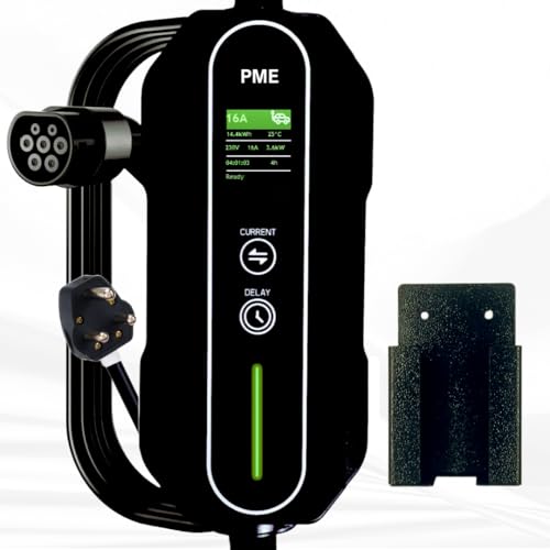 PME 3.6kW Portable EV Charger – 16A Smart Charging | IP67 Waterproof | Long 6m Cable | Adjustable Current | RCD Safety | 5-Year Warranty | for Tata Nexon, MG ZS, Kia EV6 & More | Made in India - Image 1