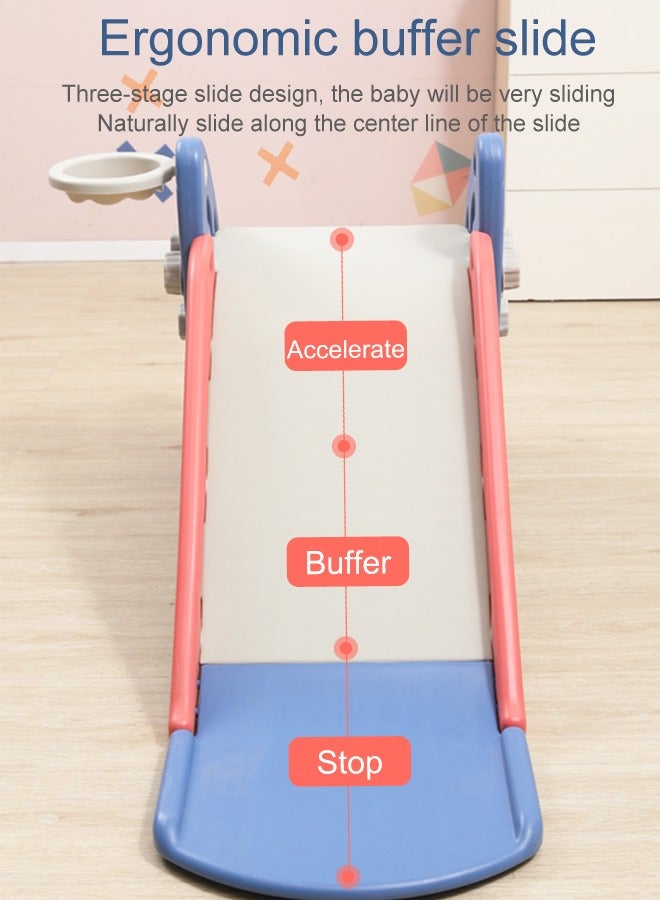 JSAITOYS Home Assembled Slide Toy Indoor Plastic Slides For Kids Children  - Image 3
