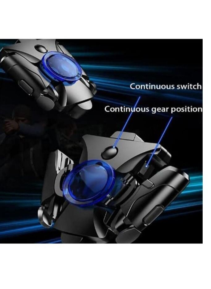 PUBG Mobile Gaming Controller, 16 Shots Per Second Shooting Triggers Game Controllers, PUBG/Fortnite/Cod Gamepad and L1/R1 Game Joystick, Automatic Click, Compatible with Android and iOS