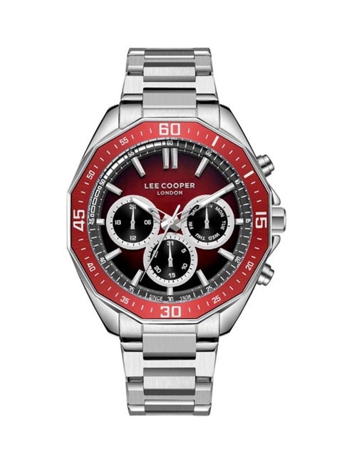 Men's Multi Function Black Dial Watch - LC08021.380