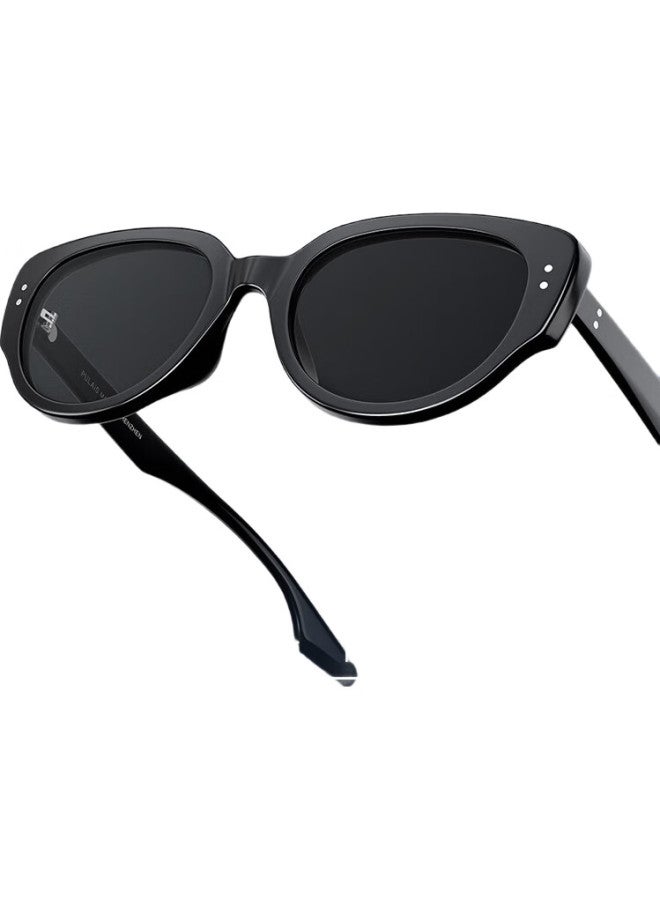pulais Cat Eye Sunglasses Women High Fashion Small Frame Polarized Sun Glasses Anti-Uv Driving Mirror T7272 - Image 1