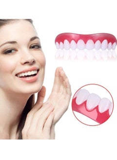 Perfect Smile Perfect Smile Comfort Fit False Dentures Teeth Top Cosmetic Dental Comfortable Veneer Cover Teeth Whitening Smile Denture  - Image 1