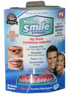 Perfect Smile Perfect Smile Comfort Fit False Dentures Teeth Top Cosmetic Dental Comfortable Veneer Cover Teeth Whitening Smile Denture  - Image 5