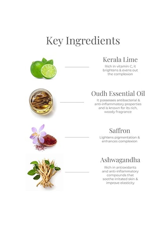 Forest Essentials After Bath Oil Lime Saffron Oudh | After Shower on Wet Skin | Keeps Skin Hydrated in just 2 Mins | For Lightly Scented & Soft Skin | For Daily Use - Image 3