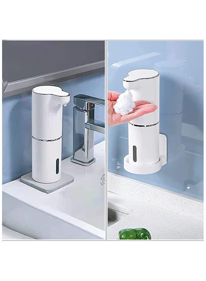 Zikra Automatic Hand Soap Dispenser, 300ml Touchless Rechargeable Foaming Soap Dispenser, 3-Level Adjustable Foam Volume, Wall Mounted Waterproof Hand Soap Dispenser for Smart Home Bathroom Kitchen - Image 5