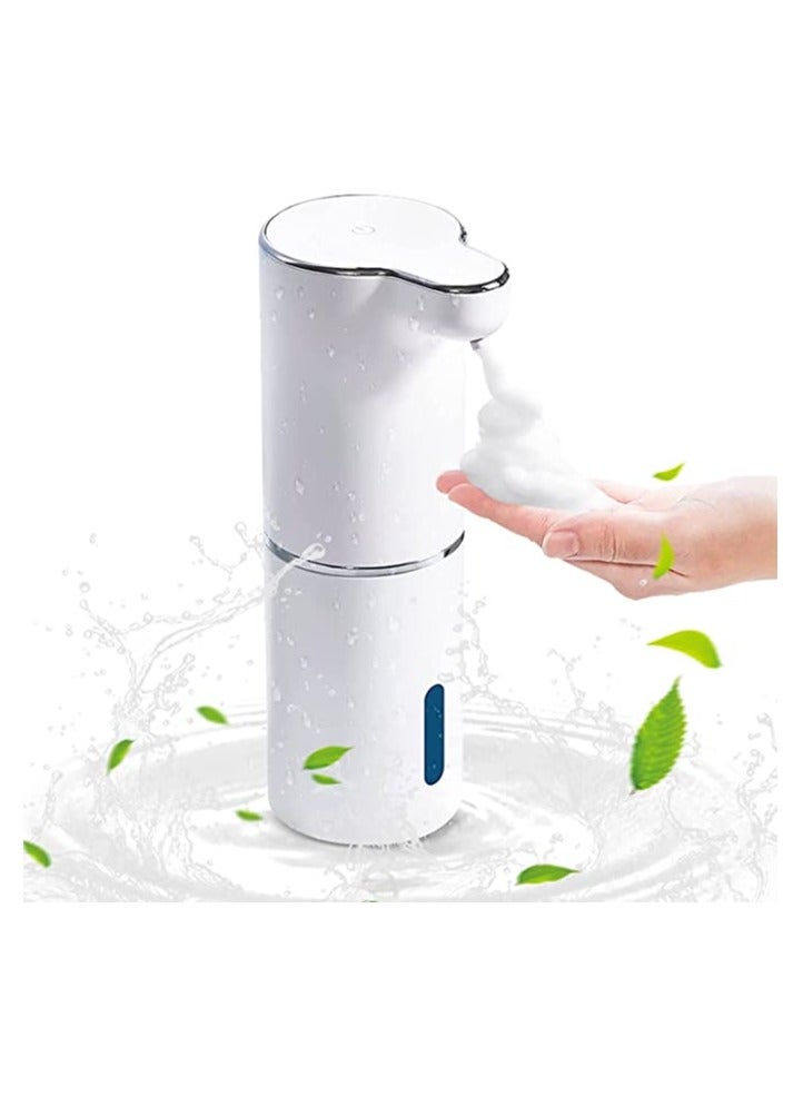 Zikra Automatic Hand Soap Dispenser, 300ml Touchless Rechargeable Foaming Soap Dispenser, 3-Level Adjustable Foam Volume, Wall Mounted Waterproof Hand Soap Dispenser for Smart Home Bathroom Kitchen - Image 1