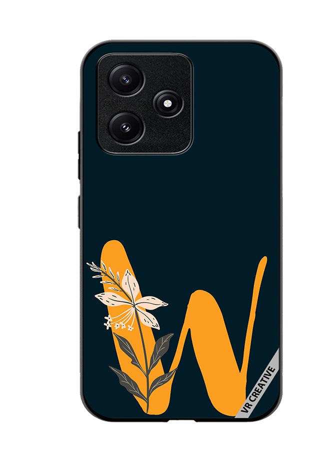 VR CREATIVE Protective Case Cover For Xiaomi Poco M6 Pro 5G Alphabet W Design Multicolour - Image 1