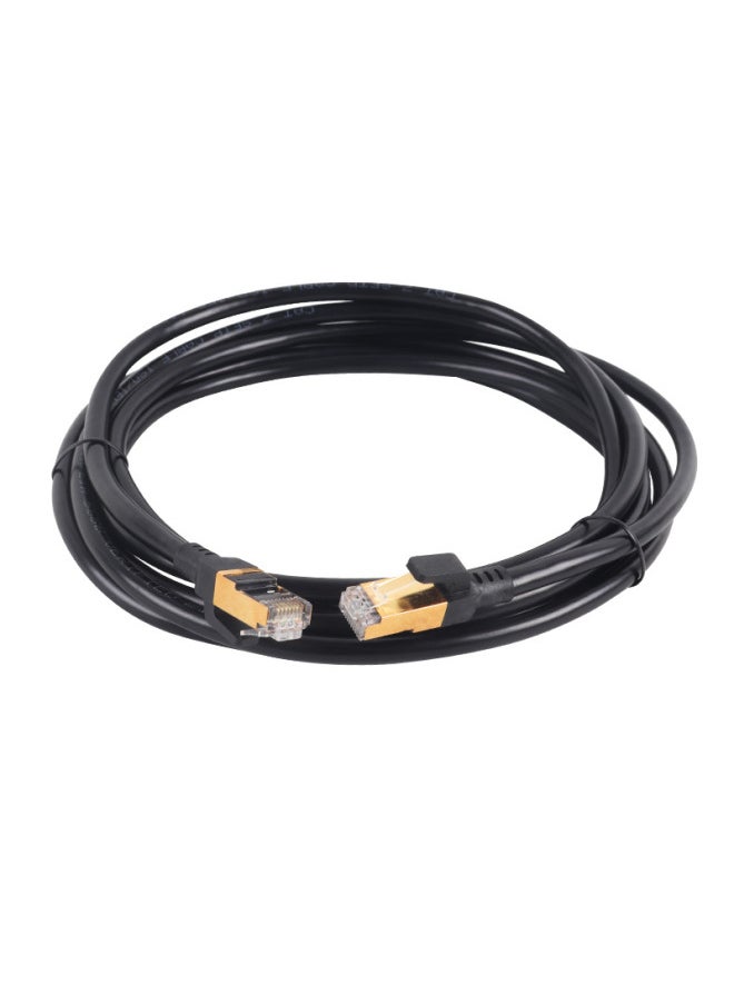Generic Class 7 10 Gigabit Oxygen-free Copper Network Cable Double Shielded Finished Jumper High-speed Cat7 Network Cable Broadband Cable Class 7 Network Cable-Color:Blue-Line Length:40 M  - Image 5