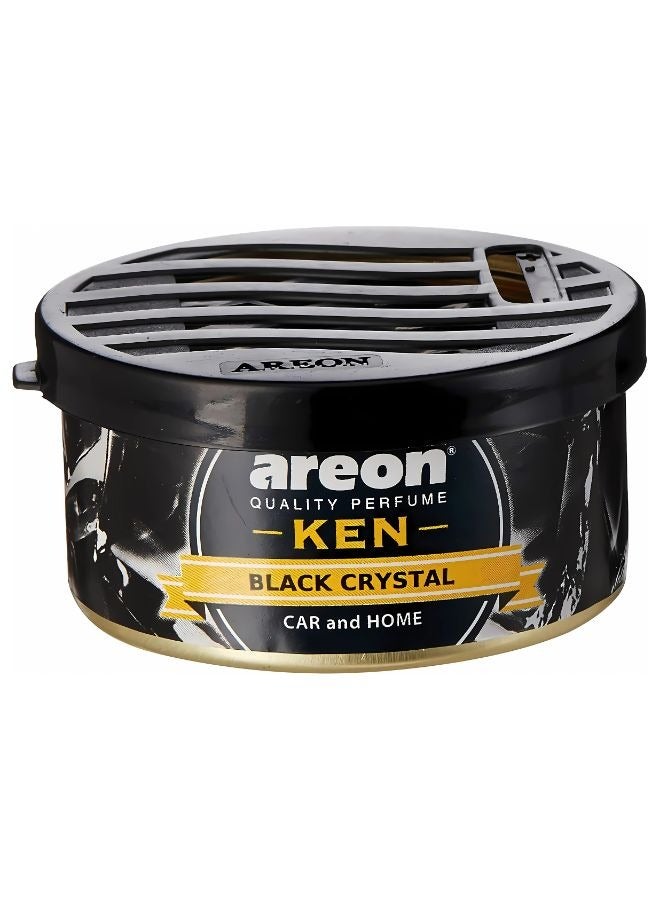 Areon عطر سيارة أريون كين - كريستال أسود، عبوة من 1 معطر هواء - Image 1