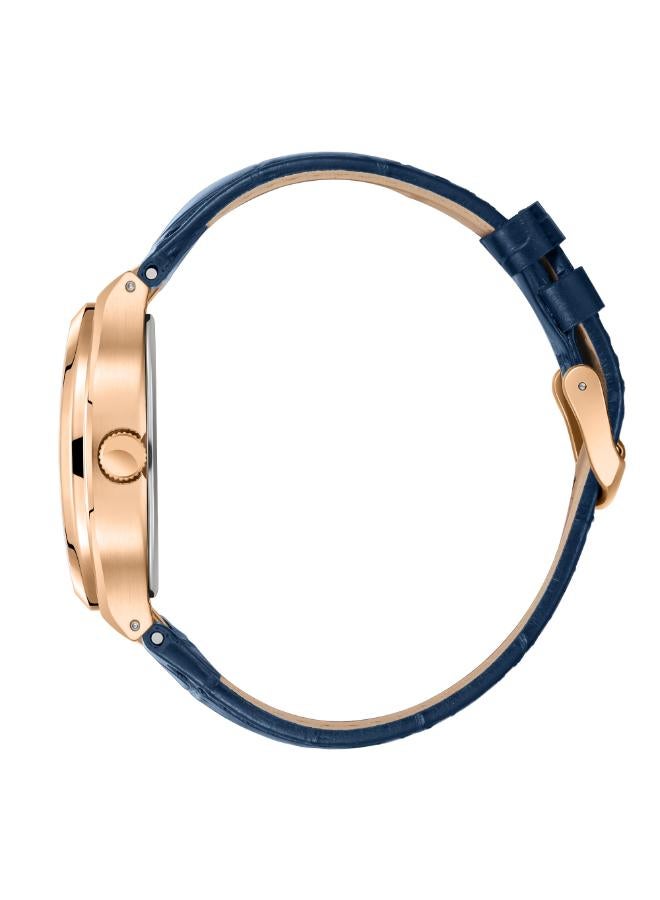 لي كوبر ساعة جلد رجالي بعقارب . -  مم - Image 3