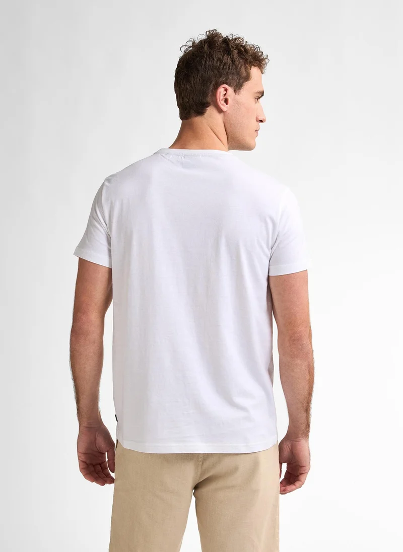 بترول اندستريز تيشيرت رجالي كلاسيك بطبعة