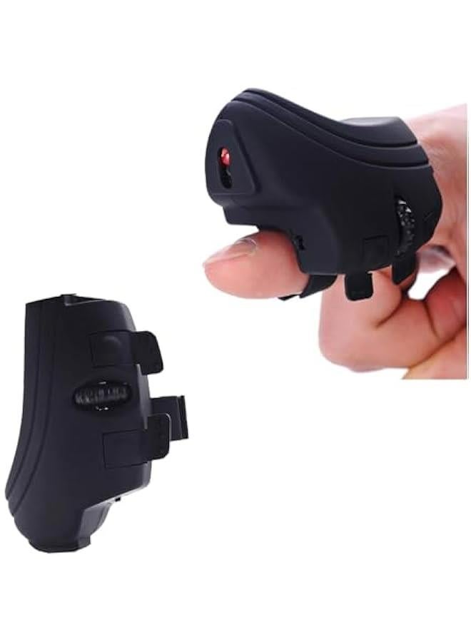 Bluetooth Mouse, Small Handheld Finger Mouse Ergonomic Mouse Rechargeable 1000DPI Resolution Wearable Mouse Portable Mini Mouse for Laptop Tablet Computer - Image 1