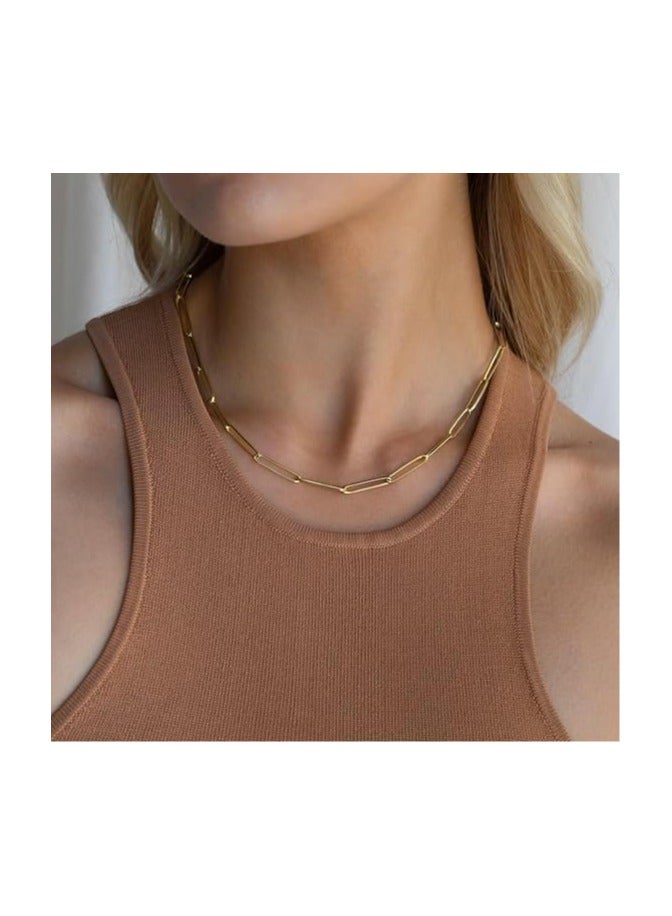 Fayrouz Jewellery 18K Gold Plated Chain Necklace, Zigzag Necklace for Women and Girls Jewelry for All Occasions by Fayrouz Jewelry - Image 2