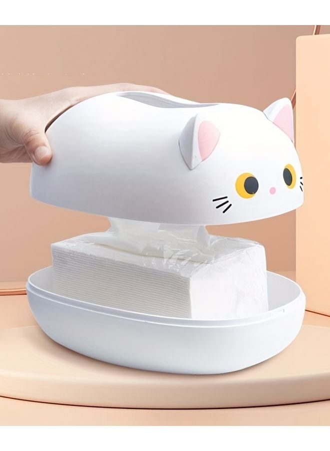 Black Cat Tissue Box Holder Decorative Home Decor For Kitchen Living Room - Image 2
