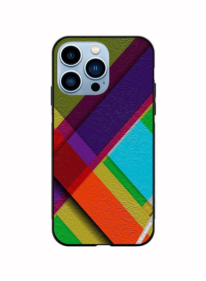 VR CREATIVE Protective Case Cover For Apple iPhone 14 Pro Vectors Design Multicolour - Image 1