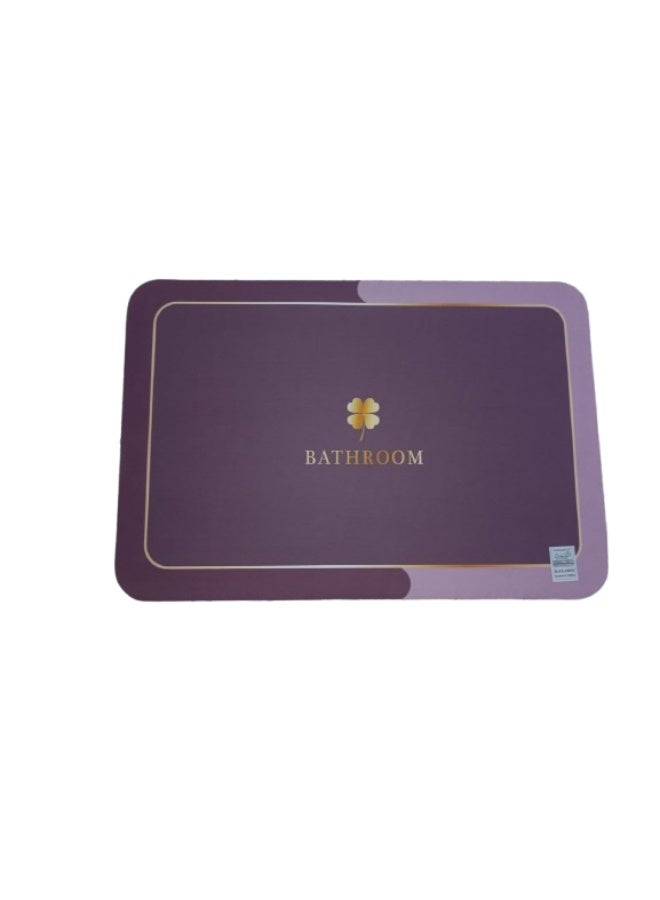 A non-slip, super-absorbent bath mat, available in a variety of colors to suit all tastes, combining elegance and practicality.  - Image 1