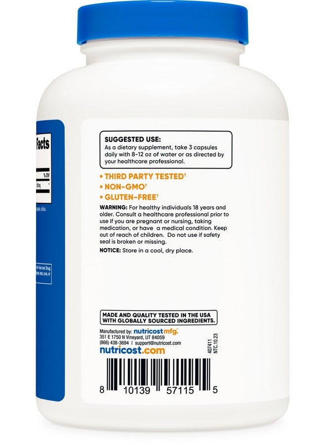 Nutricost Bee Pollen (240 Capsules, 80 Servings) (1,500MG Per Serving) - Non-GMO, GMP Compliant - Image 4