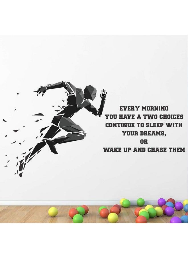 StickMe StickMe 'Gym - Fitness - Bodybuilding - Office - Sports - Workout - Boxing - Inspirational - Motivational - Quotes - Wall Sticker' -SM788 (Multi Colour, Vinyl - 180cm X 80 cm)  - Image 2
