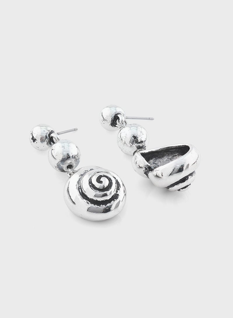 Ginger Shell Pendant Earrings  - Image 2
