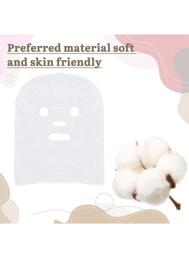 picidae 100 Sheets Pre-Cut Gauze Facial Cotton Beauty Gauze Skin Care Face, Soft High Frequency Gauze Face Pads for Women Girls Skin Face Care Spas Beauty Salons - Image 3