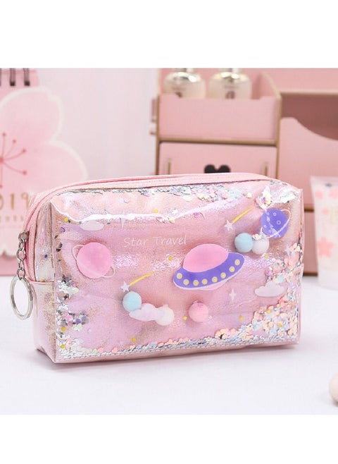 Starry Sky Drifting Sand Pen Bag