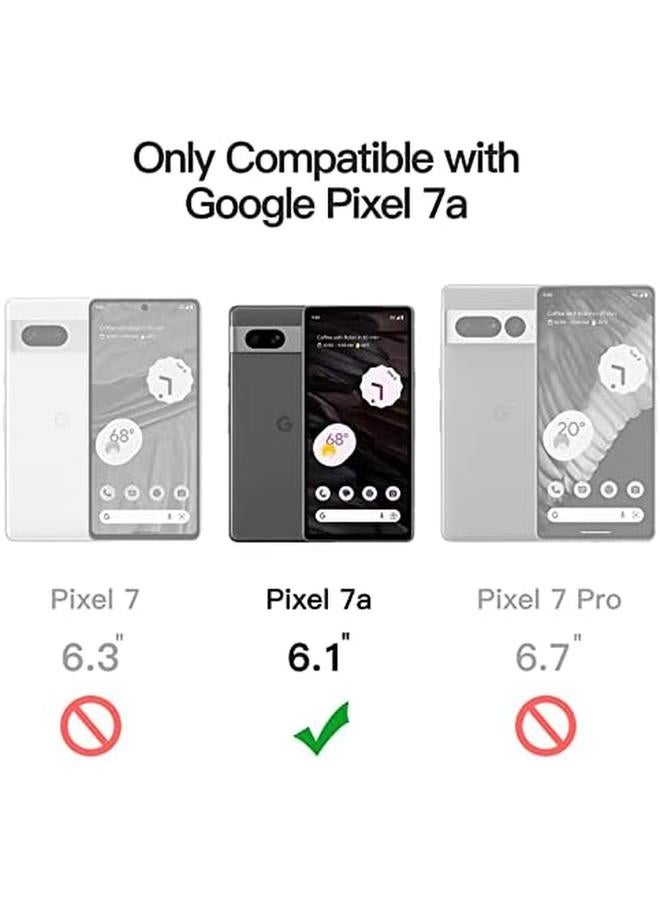 Jetech Matte Case For Google Pixel 7A 6.1 Inch 2023 Frosted Translucent Back Protective Slim Phone Cover Anti Fingerprints Black - Image 2