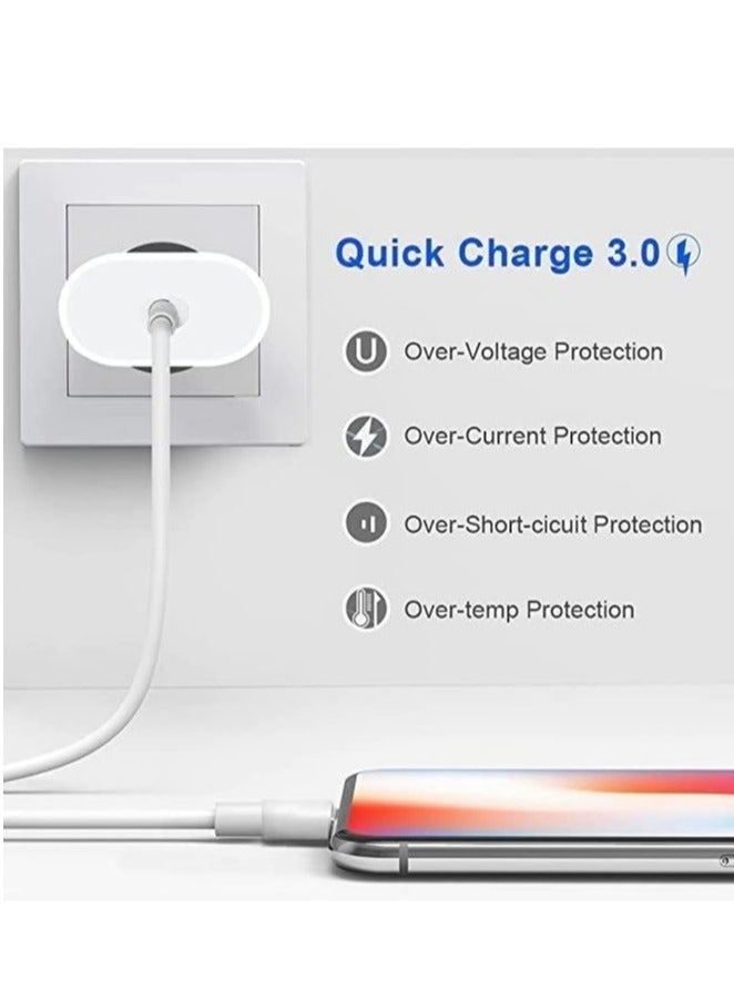 MUNTAQI iPhone Charger Fast PD20W USB C Wall Charger Fast Charging Type-C USB Charger Plug Universal Travel Adapter Type C Wall Plug Compatible for iPad Pro,iPad mini, iPhone 13 Pro/13 Pro Max - Image 2