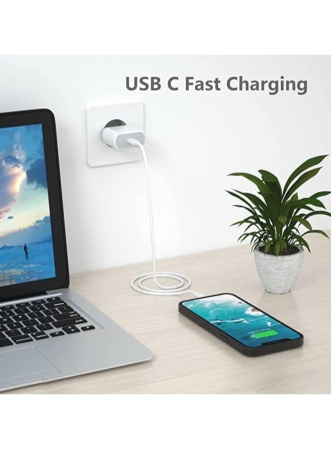 MUNTAQI iPhone Charger Fast PD20W USB C Wall Charger Fast Charging Type-C USB Charger Plug Universal Travel Adapter Type C Wall Plug Compatible for iPad Pro,iPad mini, iPhone 13 Pro/13 Pro Max - Image 4