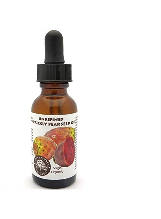 Best Nature's Cosmetics Prickly Pear Seed Oil Organic - Virgin (Cold Pressed, Unrefined) secret of super hydrated skin, brightening, wrinkle-reducing, glowing skin 0.5 oz (15ml) - Image 2