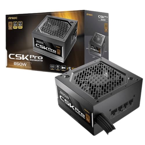 Antec CSK850 PRO ATX3.1 Bronze 80 Plus Power Supply - Semi-Modular - 5 Years Warranty | ATX 3.1 & PCIe Gen 5.1 Compatible for RTX 50 Series - Image 1