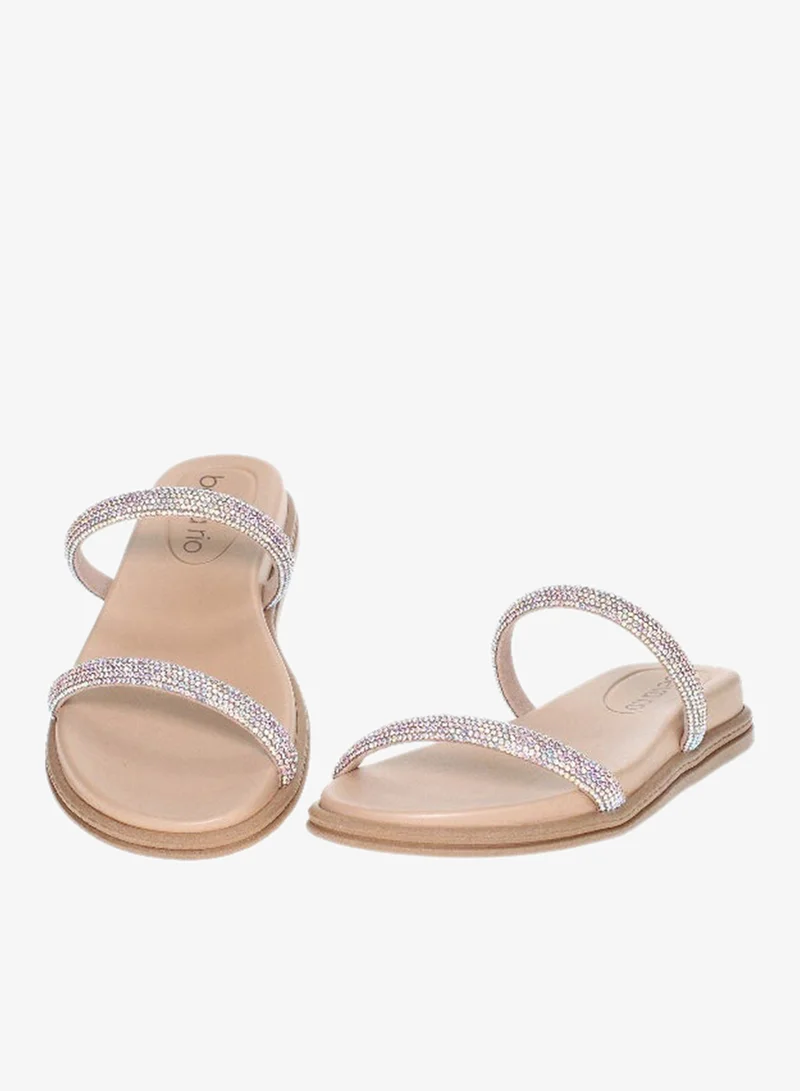 Beira Rio White Flat Sandals for Women – Stylish Ladies Flat Sandals & Comfortable Flat Slippers for Women | Best Price UAE