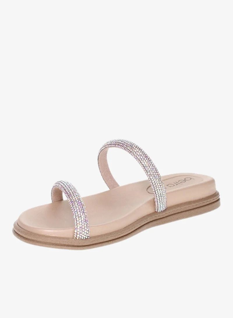 Beira Rio White Flat Sandals for Women – Stylish Ladies Flat Sandals & Comfortable Flat Slippers for Women | Best Price UAE