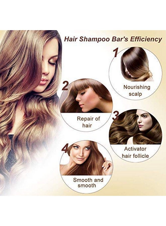 TruuME Hair Darkening Shampoo Bar Bar Shampoo For Hair Solid Shampoo Bar Hair Soap 2Pcs Bar Shampoo Natural Hair Soap Bar Helps Stop Hair Loss Hair Regrowth Hair Loss Treatment For Men & Women - Image 5
