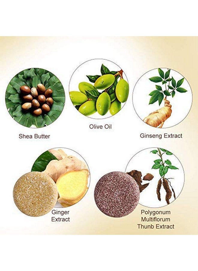 TruuME Hair Darkening Shampoo Bar Bar Shampoo For Hair Solid Shampoo Bar Hair Soap 2Pcs Bar Shampoo Natural Hair Soap Bar Helps Stop Hair Loss Hair Regrowth Hair Loss Treatment For Men & Women - Image 3